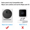 6W Solar Panel for Wyze Cam Outdoor,Compatible with Rechargeable Battery
