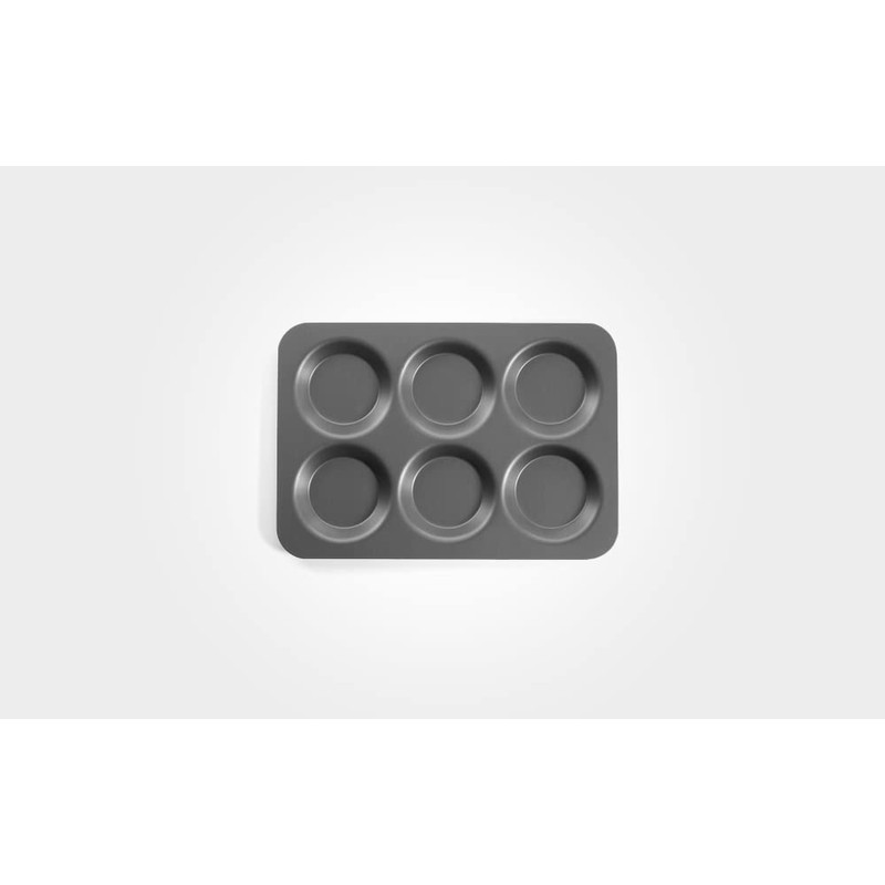 Samuel Groves Mermaid Hard Anodised 6 Cups Yorkshire Pudding Tray