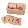 LEADER JOY Montessori Math Materials Numeral Cards for Preschool Early