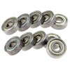 New 10x ABEC-5 608ZZ Skateboard Scooter Roller Blade Ball Bearings