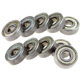 New 10x ABEC-5 608ZZ Skateboard Scooter Roller Blade Ball Bearings Wheels (8mm)
