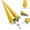 NUTTDOO Step Drill Bit Set, 3pcs HSS Step Bits High