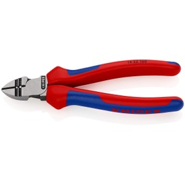 Knipex Diagonal Insulation Stripper black atramentized, with multi-component grips 160 mm 14 22 160