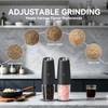 UNNEES Rechargeable Electric Salt And Pepper Grinder Set, 2 Pcs
