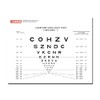 Gima - Sloan Optometric Chart, for Near Vision, 2 Side