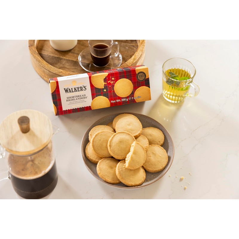 Walker's Shortbread Highlanders, All-Butter Shortbread Cookies, 4.8 Oz Box
