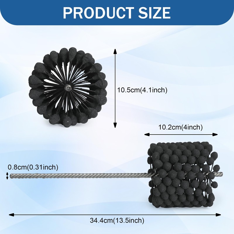 Flexible Cylinder Hone Tool 4.125"Ball Style Engine Cylinder Hone,240 Grit