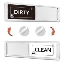 Dishwasher Magnet Clean Dirty Sign，Clean and Dirty Dishwasher Sign，Clean Dirty Magnet for Dishwasher，Dishwasher Clean Dirty Sign,Works for All Dishwashers，Dishwasher Accessories(Silver Panda)