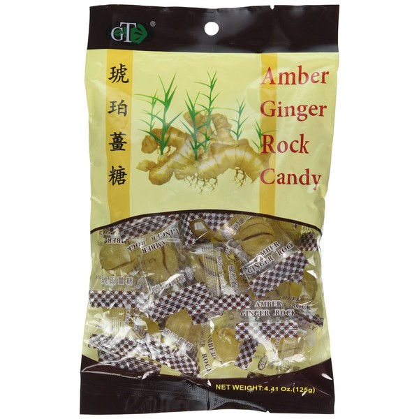 Amber Ginger Rock Candy (8-Pack)