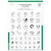 Stationary Symbol Stickers for Making Organization Simple, Storage Category Stickers,