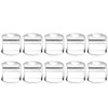 Operitacx 10 Pack Square Buckles 24mm Roller Buckles for Bag