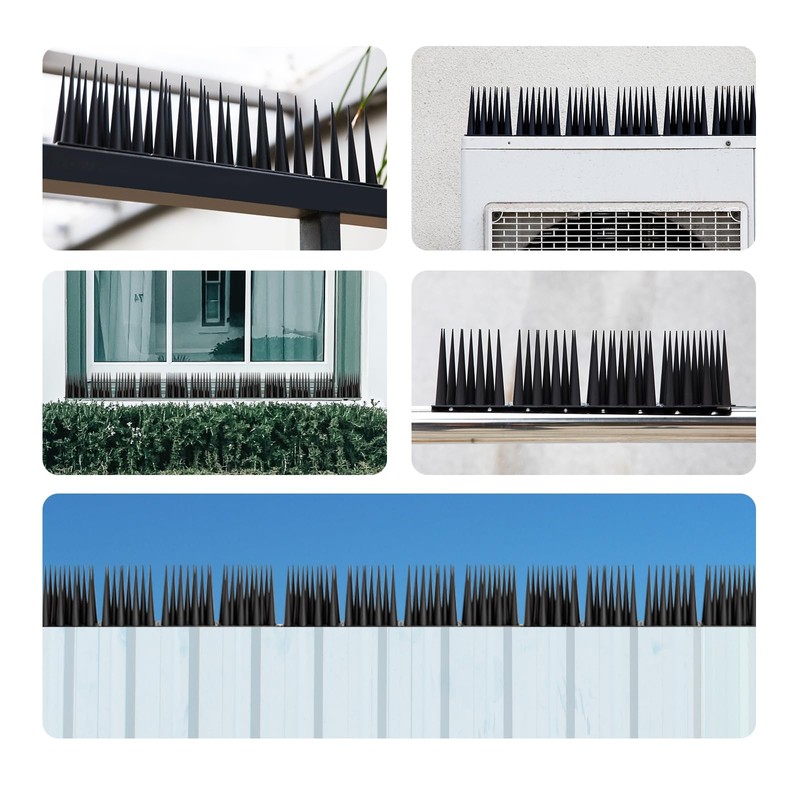 OFFO Bird Spikes Pigeon Outdoor Spikes for Cat Keep Birds