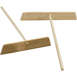 Wood Crepe Spreaders for Making and Spatula Set (2 Pcs) (Style1, One Size)