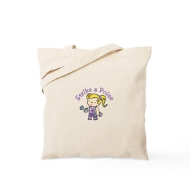 CafePress Strike A Poise Tote Bag Reusable Natural Beige Canvas Shopping Bag