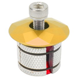 Bike Headset Expander Stem Top Cap Aluminum Alloy Compression Plug Star Nut Mountain Road Bike Expansion Bicycle Front Fork Steer Gold
