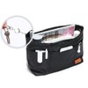 iN. Purse Organizer Insert with zipper Nylon fabric for women