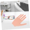 Healeved Practice Hand for Manicure Training Flexible Acrylic Nail Art