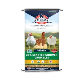 Kalmbach Feeds 20% Organic Chick and Meatbird Starter Grower Crumble, 35 lb