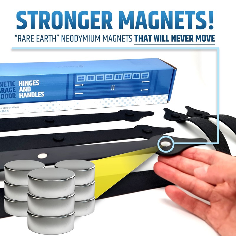 Premium Quality & Strong Magnetic Garage Door Decorative Hardware -