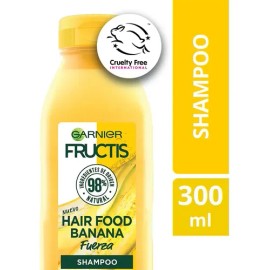 Shampoo Garnier Fructis Hair Food Banana Fuerza en tubo depresible de 300mL por 1 unidad de 300mL                                                     