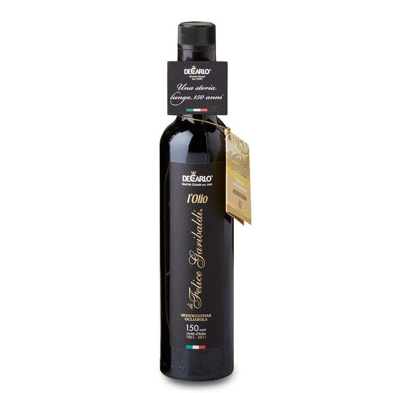 De Carlo. Extra Virgin Olive Oil. "L'olio di Felice Garibaldi".
