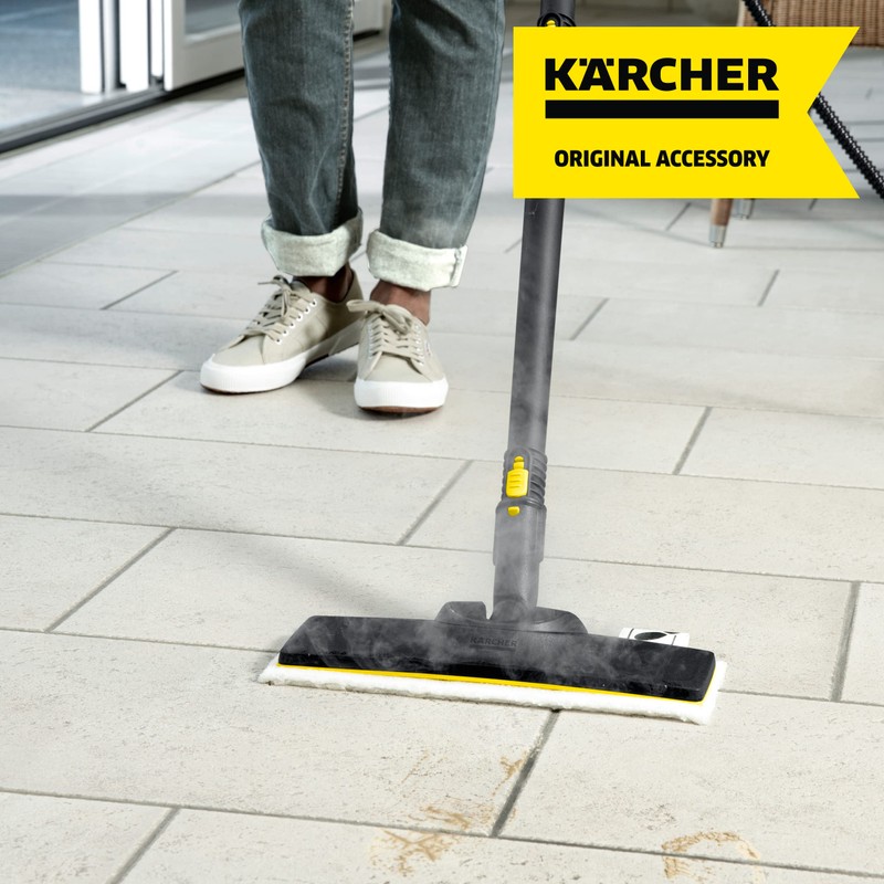 Kärcher 28633090 Abrasive Floor Nozzle EasyFix Cloth Set, Black, Large