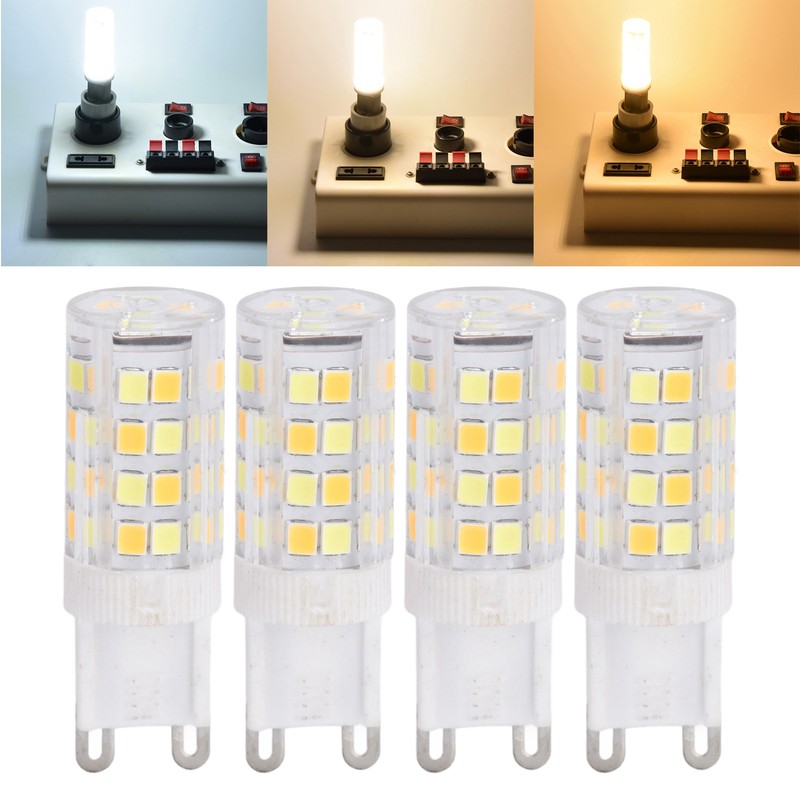 10PCS G9 220V LED Lamp Dimmable Ceramic LED Bulb Replace