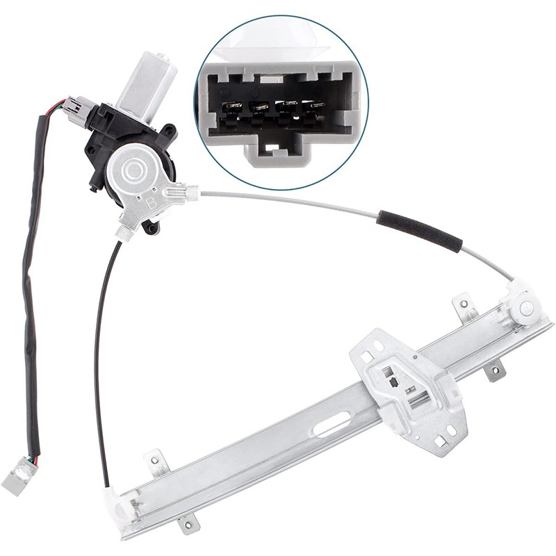 WEDOAUTO 741-300 Front Driver Side Power Window Regulator And Motor