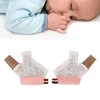1 Pair Thumb Sucking Stop Glove Soft Adjustable with Buckle