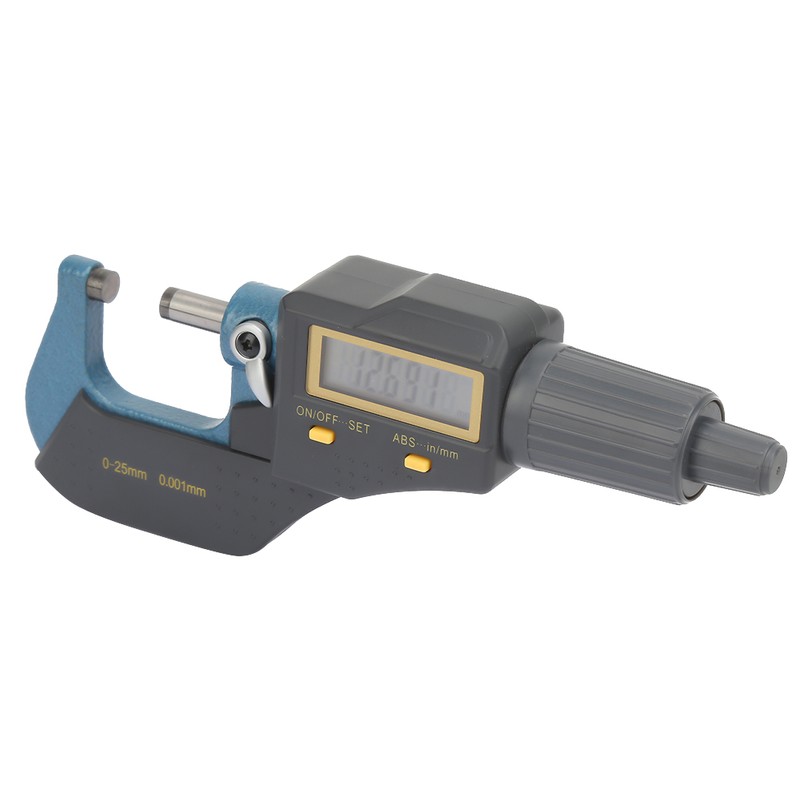 Measure Tool 0-25mm Electronic Digital Outside Micrometer 0.001mm Thickness Gauge