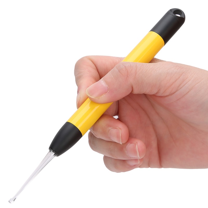 Rechargeable LED Luminous Earpick Ear Tweezers Portable Earwax Removal Cleaning