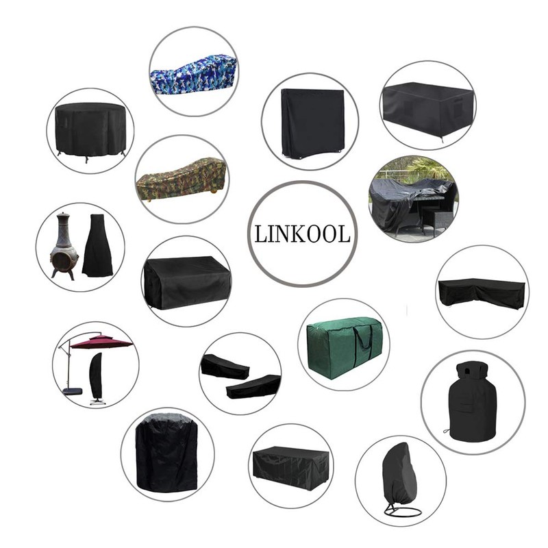 Linkool Upgrade 20 lbs Propane Tank Cover,Black,Hides Often Ugly/Rusty/Dirty Tank