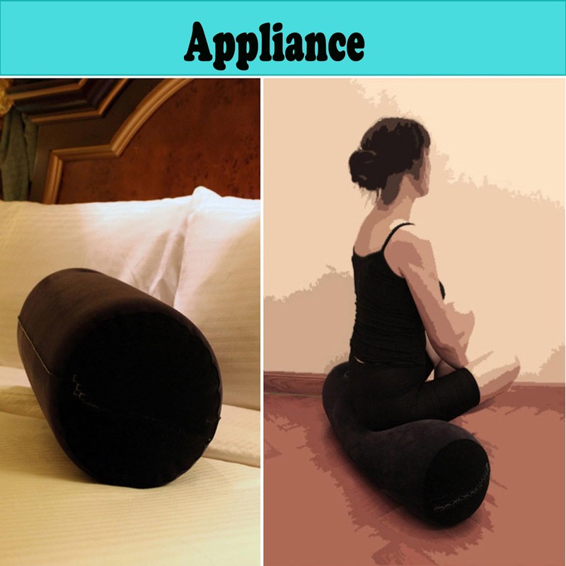 Guozyly Inflatable Pillow, Long Cervical Roll Cushion for Adults, Lumbar