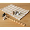 World Create 11961 Indigo Flower Cat Chopsticks Rest Gift Set