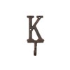 HANDCRAFTED NAUTICAL DÉCOR Rustic Copper Cast Iron Letter K Alphabet
