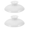 2pcs Ceramic Tea Cup Lid, White Teaware Mug Cover, Replacement