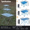 iClimb Ultralight Compact Camping Folding Table with Carry Bag (Reinforced