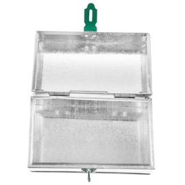 TEHAUX Heavy Duty Iron Tool Box with Lockable Design Portable Storage Organizer for Home Office Travel Durable Metal Carrier for Mechanics and DIY Projects Ample Space for Easy Tool