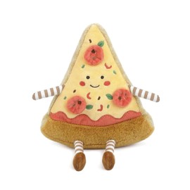 MON AMI Cosimo Pizza Stuffed Toy – 9”/23cm | Super Soft Food Toy | Collectible Stuffed Plush Decoration