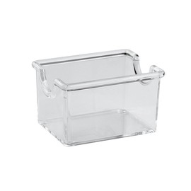 Unknown transparent container for sugar and tea cod. BR00630LU cm 8.5 x 6.5 x 5h by Varotto & Co.