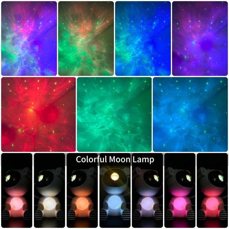 Cayclay Astronaut Galaxy Projector, Star Projector with Timer and Remote,