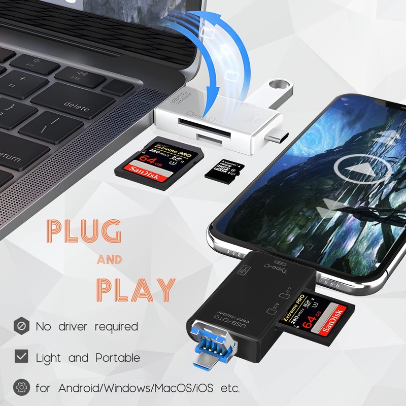 Micro SD Card Reader for Android, Micro SD Card to