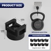 10 Pack Magnetic Zip Tie Mount with Rubber Coating, Strong