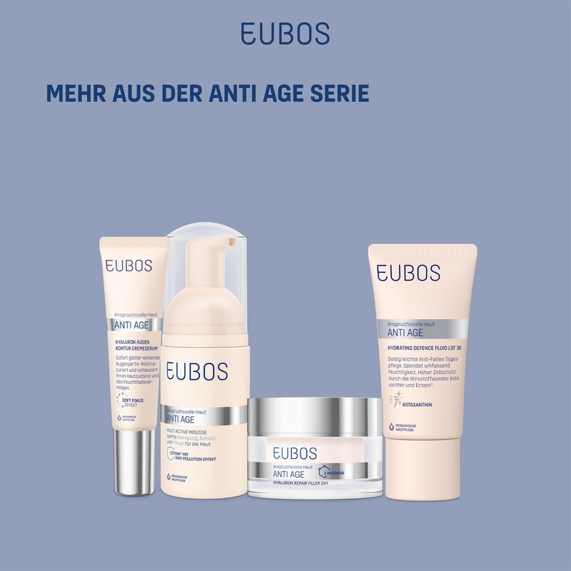 EUBOS Anti-Age, Hydrating Defence Fluid SPF 30, Anti-Ageing Face Cream