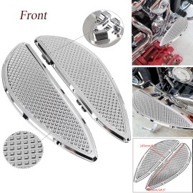 Unbranded Chrome Driver Floorboards For Harley Softail Road King FLHR Electra Street Glide