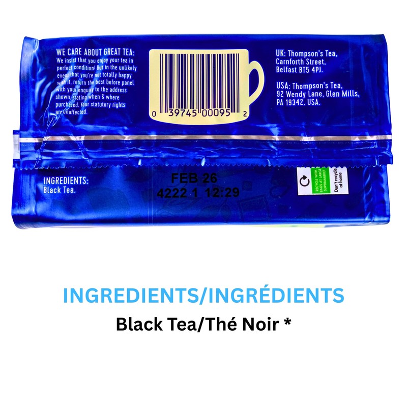 Thompson's Scottish Blend Tea (80 Tea Bags)