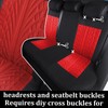 Car Seat Cover for 2/5 Seats Universal, Fabric Car Front