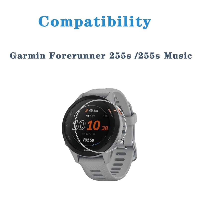 (2 Pack) Screen Protector for Garmin Forerunner 255s /255s Music