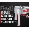 CONCORD Titan Burner. Stainless Steel Single Propane Burner. 50,000 BTU.
