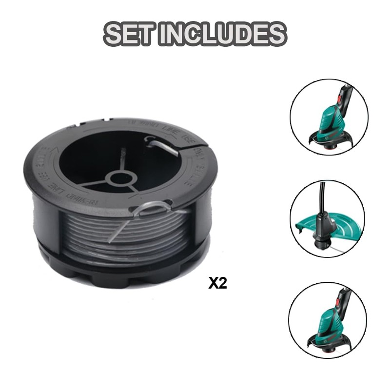 Replacement Thread Spool, Grass Trimmer Thread Spool, Suitable for Bosch